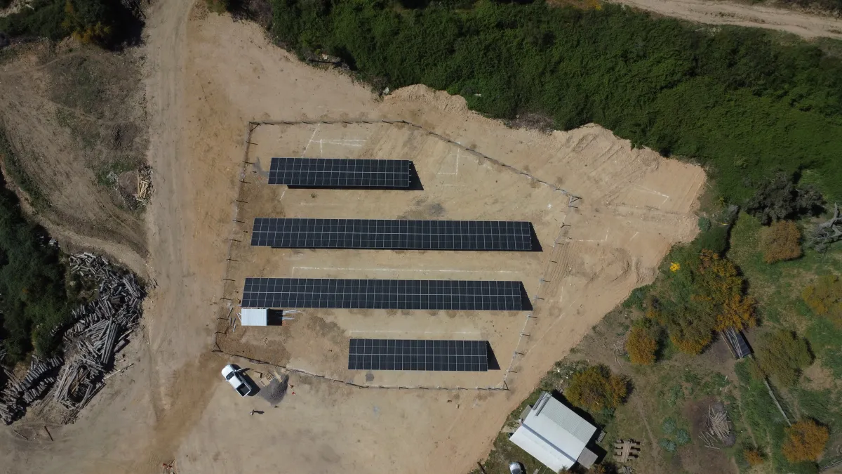 Instalación solar Aserradero Carlos Silva - 131 kWp